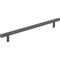 Jeffrey Alexander 192 mm Center-to-Center Brushed Pewter Square Dominique Cabinet Bar Pull 845-192BNBDL - alternate 1